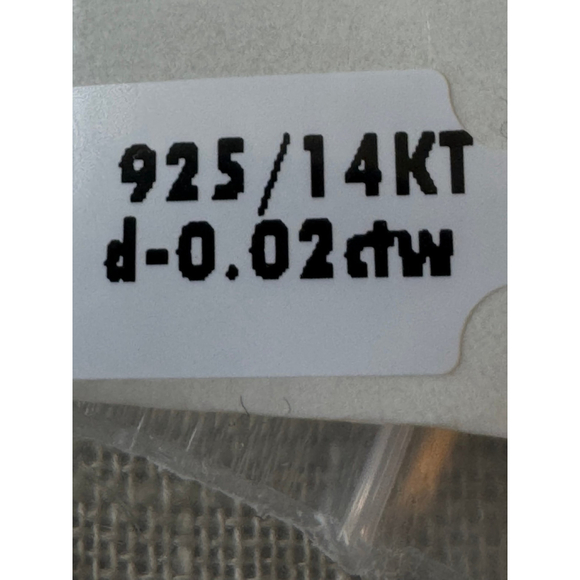 Dragonfly necklace with natural mined diamonds - Picture 6 of 8